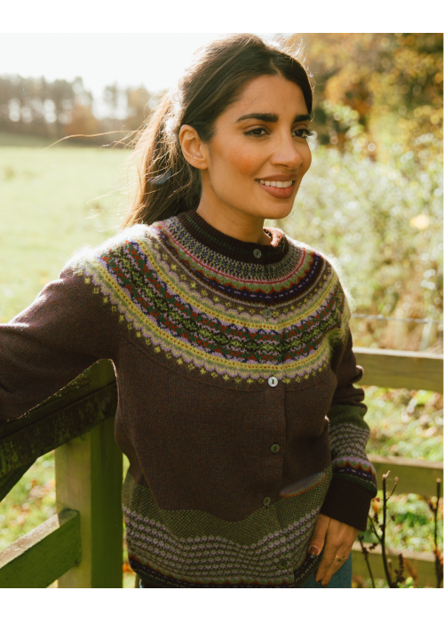 ERIBÉ | Alpine Short Cardigan | Heather 